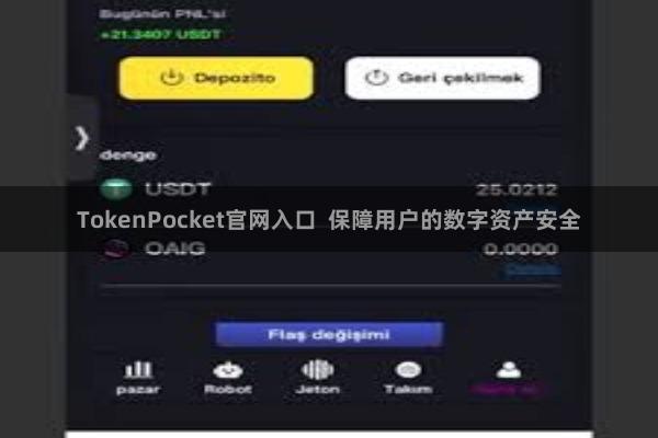 TokenPocket官网入口  保障用户的数字资产安全